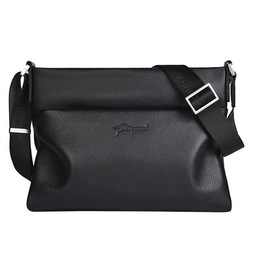 Kharono genuine leather men's messenger bag